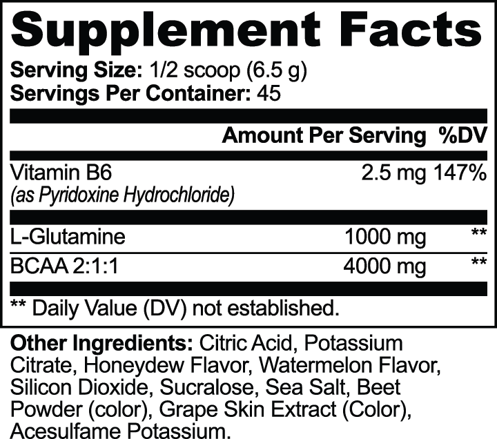 J. Paulo BCAA Post Workout Powder (Honeydew/Watermelon)