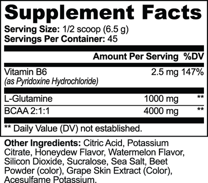 J. Paulo BCAA Post Workout Powder (Honeydew/Watermelon)