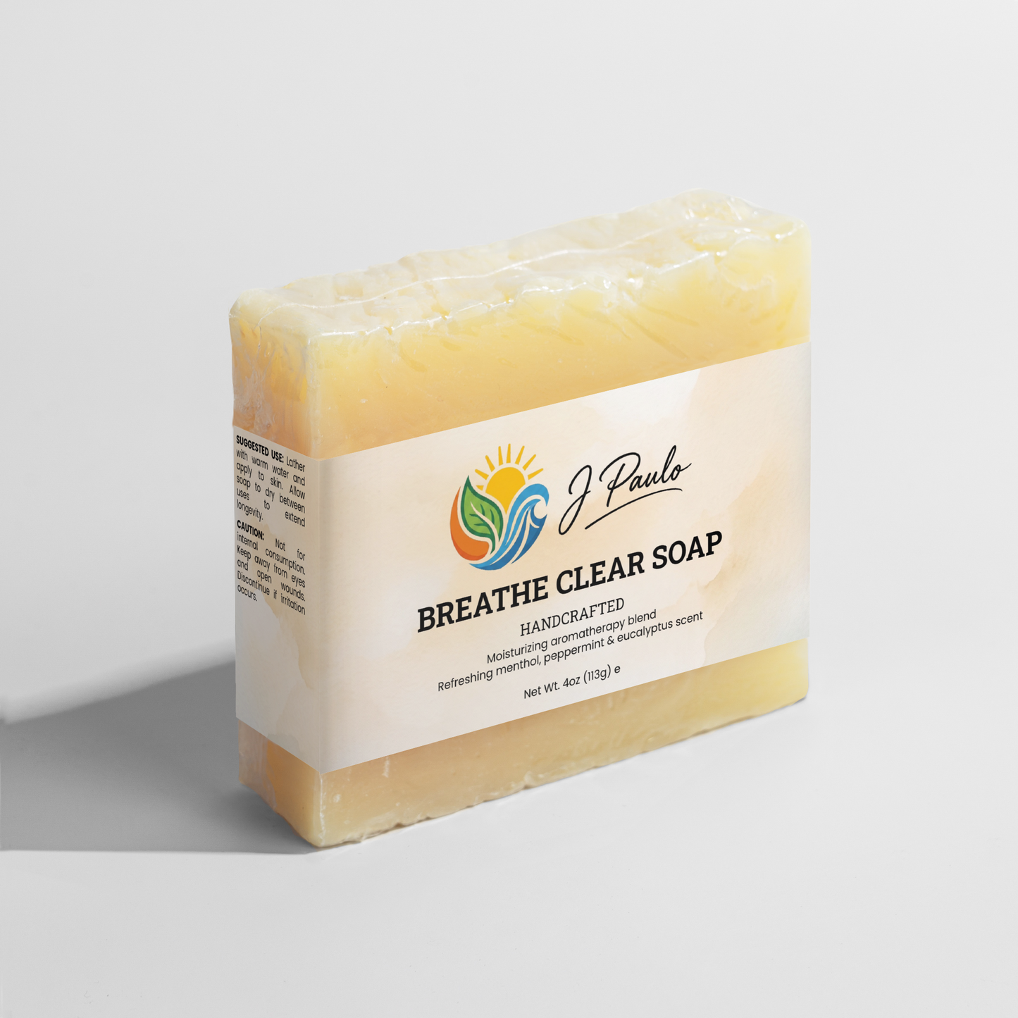 J. Paulo Breathe Clear Soap — Refreshing Respiratory Relief Bar
